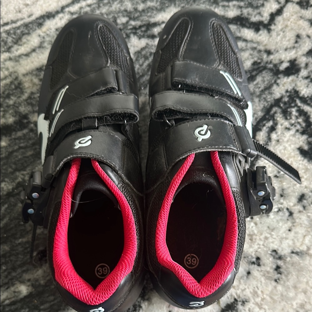 Peloton Black Cycling Shoes
